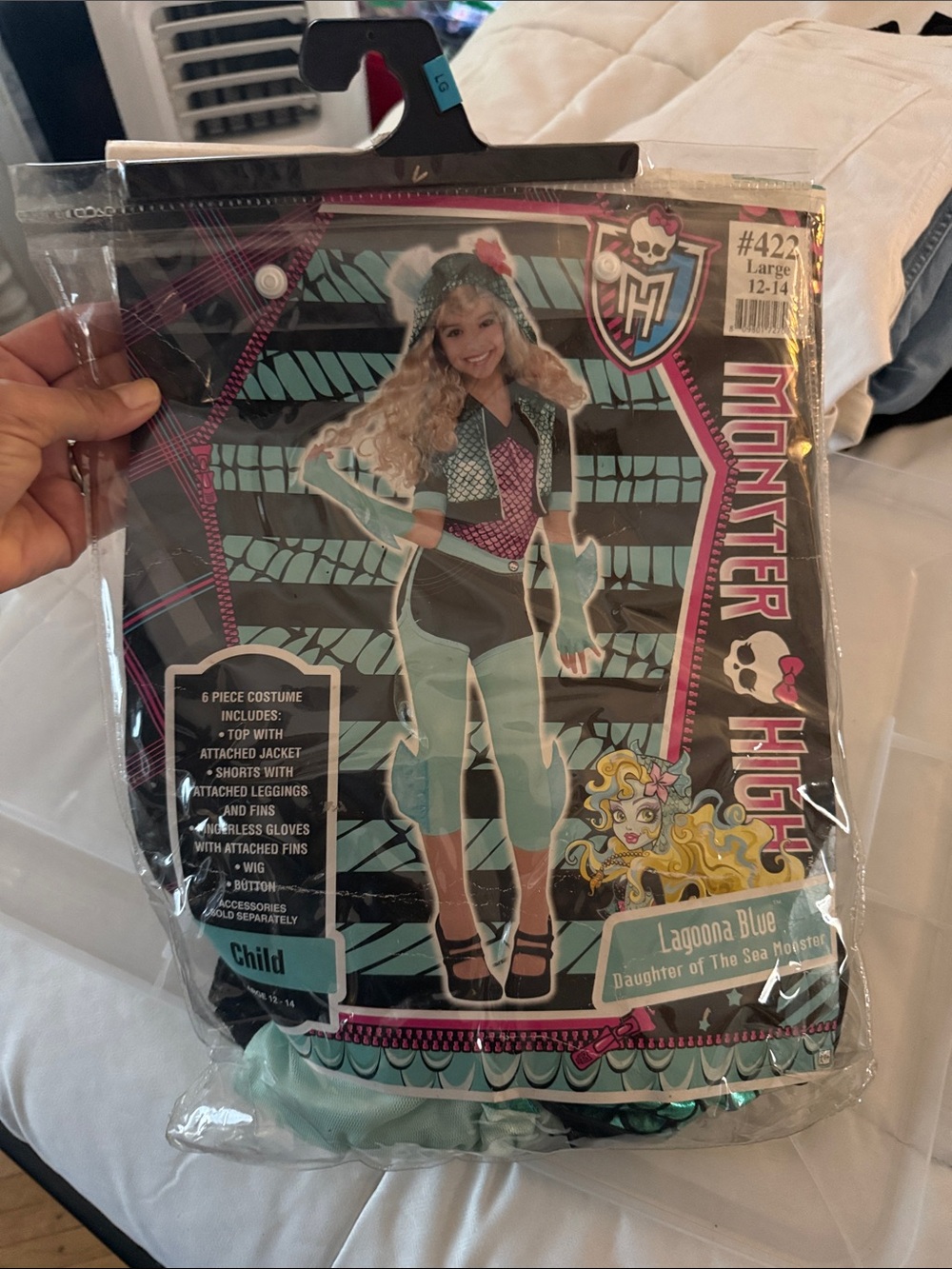 monster high Lagoonna Blue Costume in Aqua and Black Accent